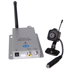 2.4GHz Mini Wireless Color Camera with Microphone